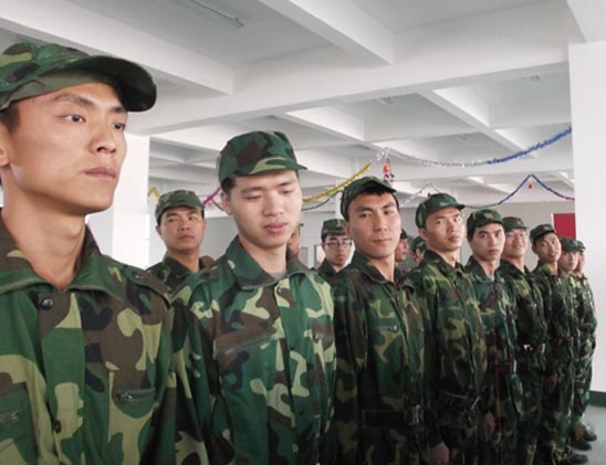 2015.4.27 藍海旺企業(yè)民兵訓練