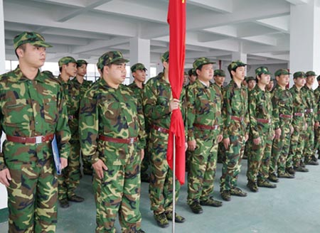 2015.4.28 藍海旺企業(yè)民兵訓練